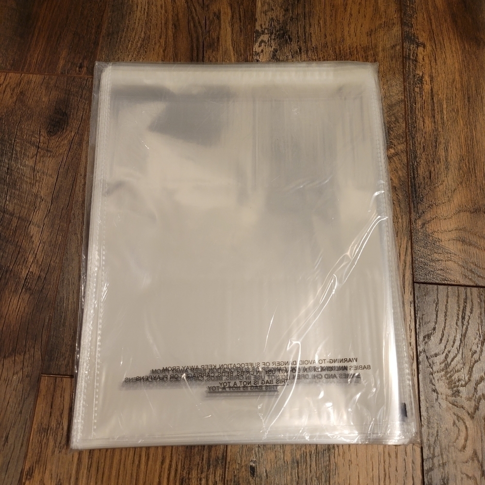 50 PACK- 10X12 CLEAR SUFFICATION WARNING POLY MAILERS - Picture 4 of 4